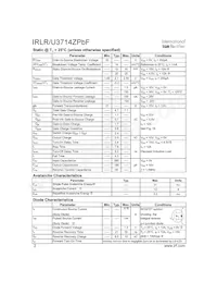 IRLR3714ZTRPBF Datasheet Page 2