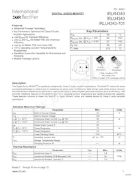 IRLR4343-701PBF Datasheet Cover