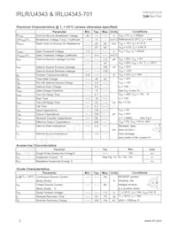 IRLR4343-701PBF Datasheet Page 2