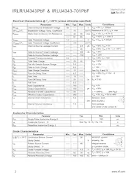 IRLR4343TRPBF Datasheet Page 2