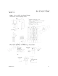 IRLU8203PBF Datasheet Page 9