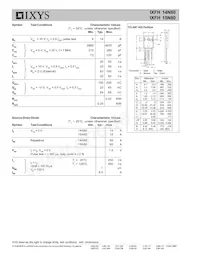 IXFH15N80 Datasheet Page 2