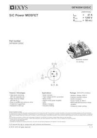 IXFN50N120SIC Datasheet Cover