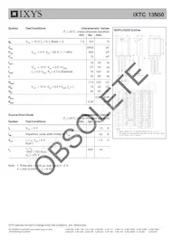 IXTC13N50 Datasheet Page 2
