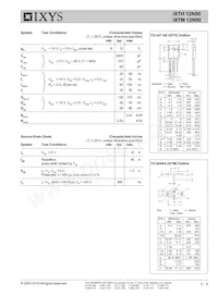IXTH12N90 Datasheet Page 2