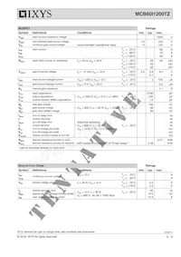 MCB60I1200TZ Datasheet Page 2