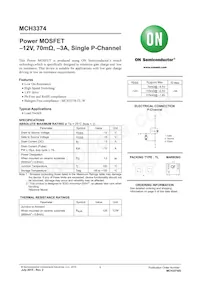 MCH3374-TL-W Datasheet Cover