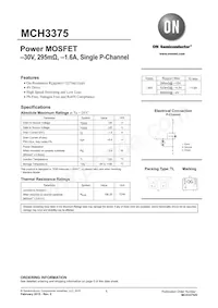 MCH3375-TL-H Datasheet Cover