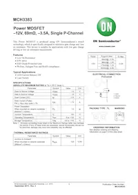 MCH3383-TL-H Datasheet Cover