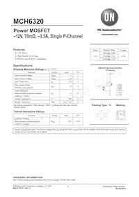 MCH6320-TL-W Datenblatt Cover