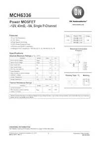 MCH6336-TL-E Datasheet Cover