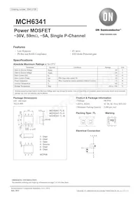 MCH6341-TL-H Datasheet Cover