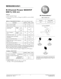 NDD60N550U1-35G Datasheet Cover