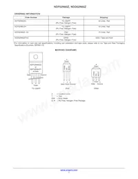 NDF02N60ZH Datasheet Page 7