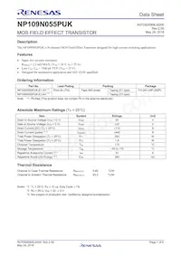 NP109N055PUK-E1-AY Datasheet Copertura