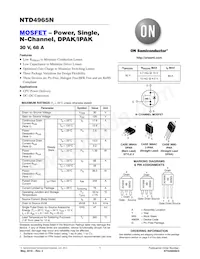 NTD4965N-35G Datasheet Cover