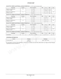 NTGD4169FT1G Datasheet Page 3