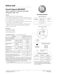 NTK3142PT1G Datasheet Copertura