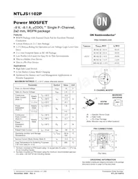 NTLJS1102PTBG Datasheet Copertura