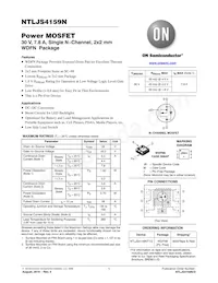 NTLJS4159NT1G Datasheet Copertura