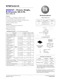 NTMFS4821NT3G Datasheet Cover