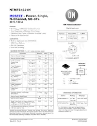 NTMFS4834NT3G Datasheet Cover
