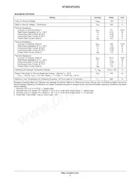 NTMS3P03R2G Datasheet Page 2