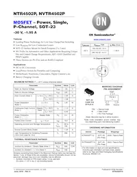 NTR4502PT3G Datasheet Cover
