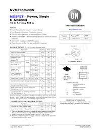 NVMFS5C430NWFT3G Datasheet Cover