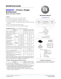 NVMFS5C450NWFAFT3G Datasheet Cover