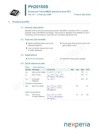PH20100S Datasheet Cover