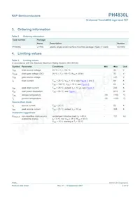 PH4830L Datasheet Page 3