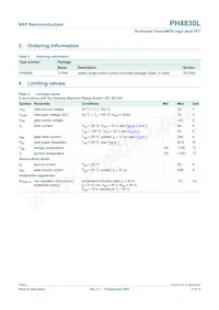 PH4830L Datasheet Pagina 3