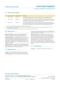 PHB176NQ04T Datasheet Page 12