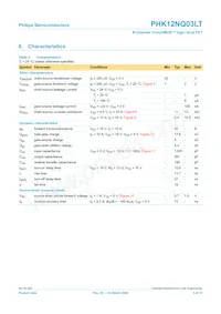 PHK12NQ03LT Datasheet Page 6