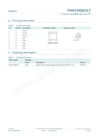 PHK31NQ03LT Datasheet Page 2