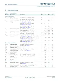 PHP101NQ03LT Datasheet Page 6