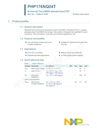 PHP176NQ04T Datenblatt Cover
