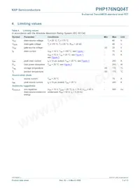 PHP176NQ04T Datasheet Page 3