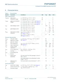 PHP54N06T Datasheet Page 5