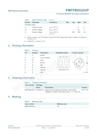 PMFPB6532UP Datasheet Page 3