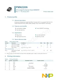 PMN22XN Datasheet Page 2