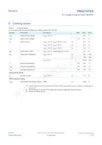 PMN27XPEAX Datasheet Page 3