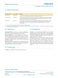 PMN45EN Datasheet Pagina 12