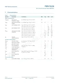 PMV16UN Datasheet Page 7