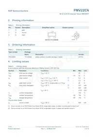 PMV22EN Datasheet Page 3