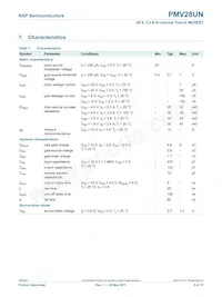 PMV28UN Datasheet Page 6