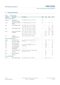 PMV30XN Datasheet Page 6