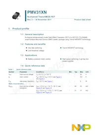 PMV31XN數據表 頁面 2