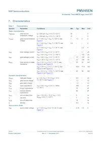 PMV45EN Datasheet Page 6